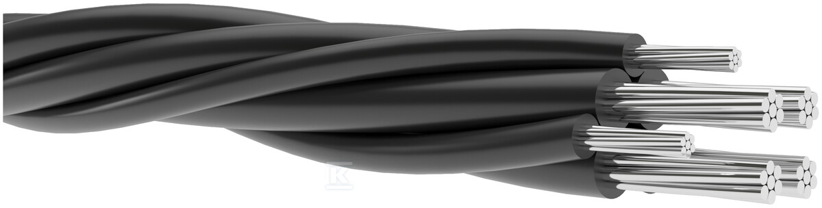 Енергетичний кабель AsXSn 0,6/1kV - ASXSN-4X70+2X35-1KV